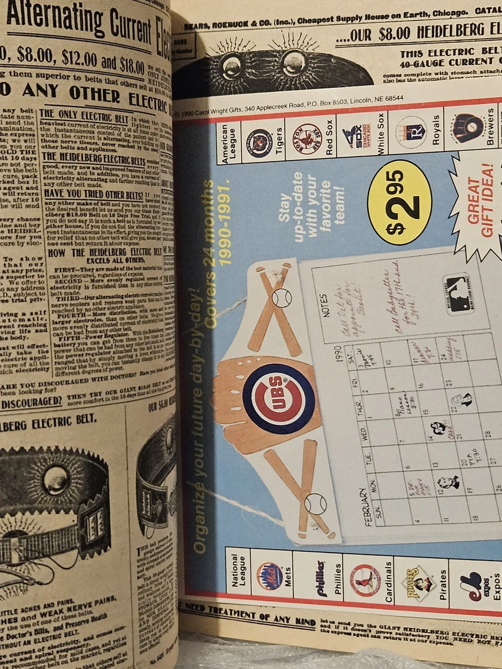 1970 Vintage Miniature Reproduction of the Sears, Roebuck and Co. Fall Catalog